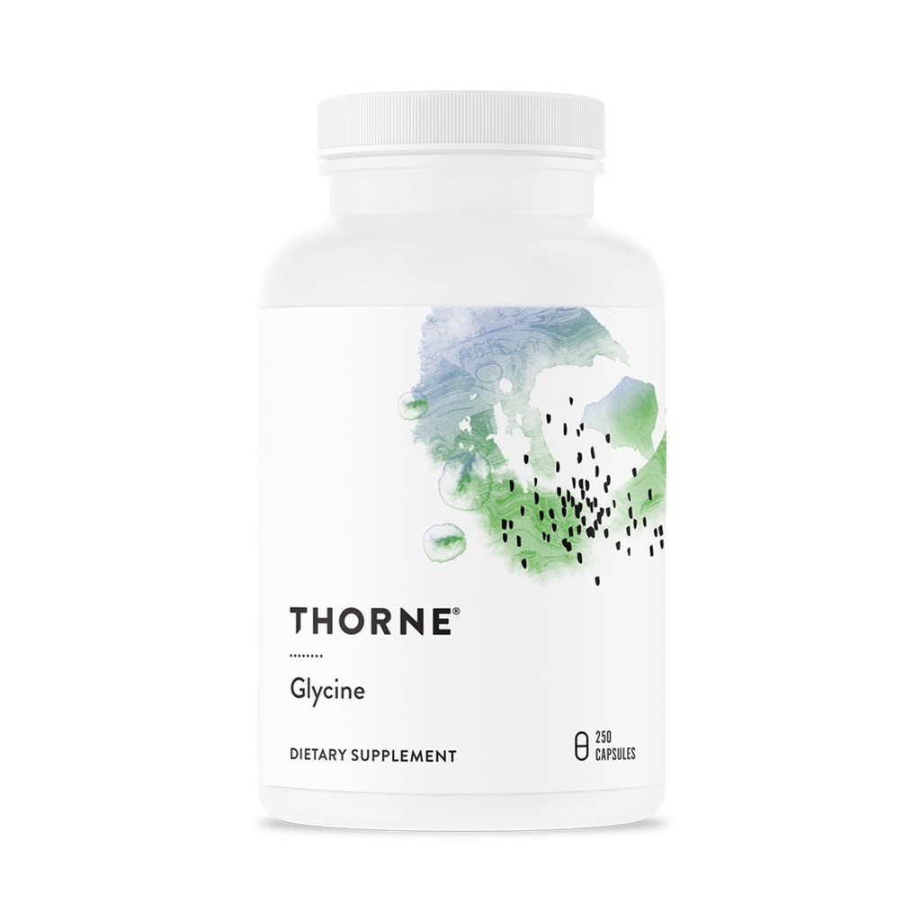 THORNE - Glycin - Aminosäure-Unterstützung für Entspannung, Entgiftung und Muskelfunktion* - 250 Kapseln