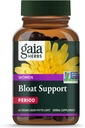Gaia Herbs Bloat-Unterstützung - Frauengesundheitsergänzung zur Unterstützung Bloating & Digestion - Made with Dandelion Leaf, Burdock Root, Horsetail & More - 60 Vegan Capsules (30 Servietten)