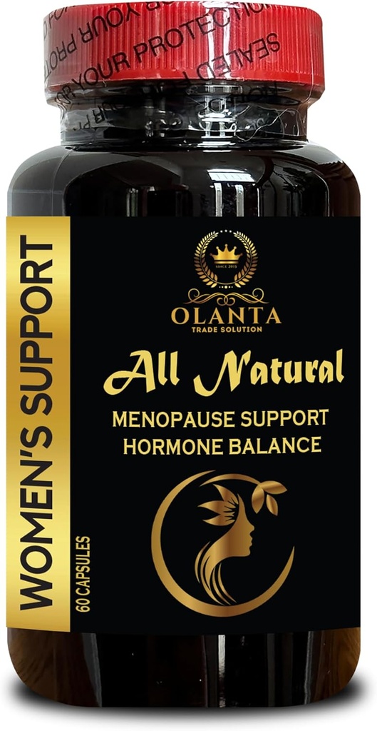 Menopause Unterstützung für Frauen - Menopause Unterstützung Pillen für Hot Flashes, Hormonfreie Menopause Ergänzungen für Frauen, natürliche Menopause Pillen - 1 Flasche 60 Kapseln
