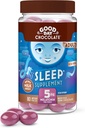 Guten Tag Schokolade Melatonin für Erwachsene [80 Count ] - Fairer Handel Non-GMO Milch Schokolade mit Kamille und Melatonin 5 mg - Adult Melatonin, Nahrungsergänzung für Erwachsene