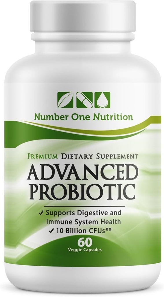 N1N Premium Probiotics for Men & Women [11.5 Billion CFUs] Lactobacillus Acidophilus Probiotic Supplement zur Verbesserung der Verdauung & Immunität, Regal Stabil & No Refrigeration erforderlich, 60 Caps