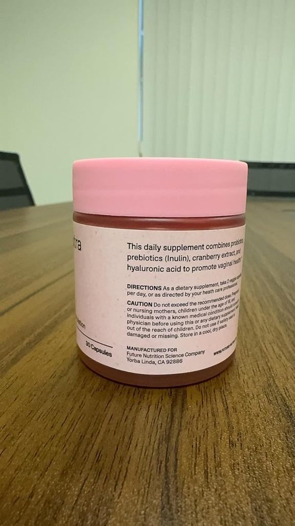 Vaginale Wellness-Formulierung – 15 Billion CFU, 10 Strains für Vaginale Gesundheit, Yeast Balance, pH-Unterstützung, mit Prebiotika, Cranberry, & Hyaluronsäure