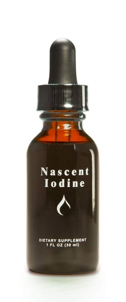 Enviromedica Nascent Iodine Liquid Tincture Tropfen für die Unterstützung und Entgiftung der Schilddrüse (1 Unze)