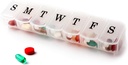 Deke Home - Wöchentlich Säule Organizer, 7 Tage Säule Box mit großen Komponenten & Snap-Shut Lids, Easy Open, BPA Free Plastic Medicine Organizer für Pillen, Vitamine & Ergänzungen, Travel Friendly