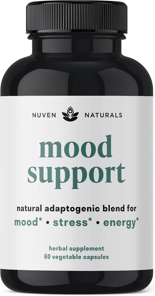 Pflanzenbasierte Ergänzung - Natürliche adaptogene Booster mit Ashwagandha und Rhodiola Rosea | Enthält 12 Kräuter