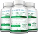 Genehmigte Wissenschaft Allergysyl - niedrigere Intensität von saisonalen Allergien, Boost Immunität, Rich in Antioxidantien - Vegan Friendly - 180 Kapseln - Made in USA