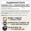 Nootropics Depot Tetrahydromagnol schnell lösen Tabletten | 20mg | Magnolia officinalis | Gesunde Entzündung Antwort, Stimmung, & Gastrointestinale Unterstützung | 180 Count