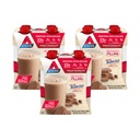 Atkins Creamy Chocolate Meal Size Protein Shake, 23g Protein, Low Glycemic, 4g Net Carb, 1g Zucker, Keto Friendly, 12 Count