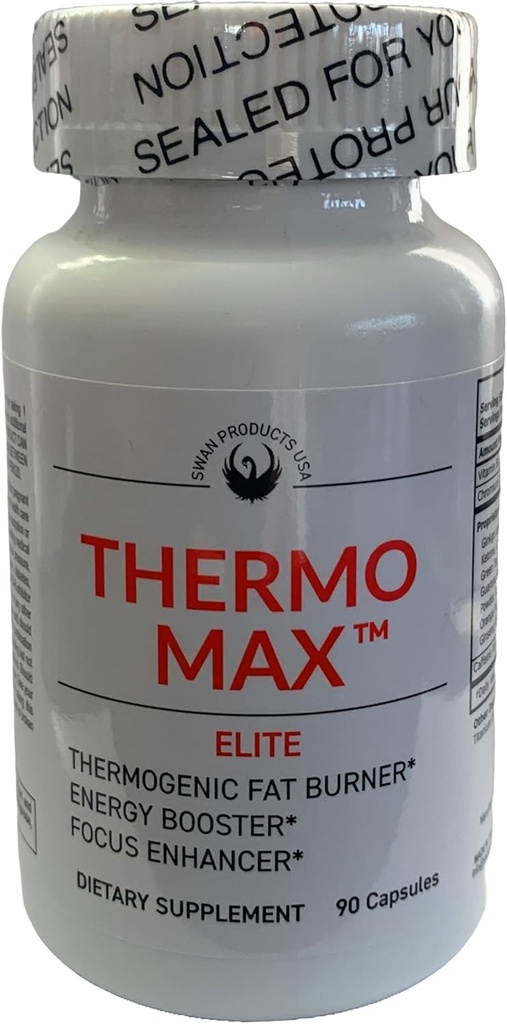 Thermo Max Elite - Thermogenic Fat Burner, Extreme Energy Boosters, Weight Loss, 90 Diät Pillen