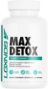 Max Detox – Full Body Cleanse, Reduce Water Retention, Reduce Bloating Nahrungsergänzung - 60 Kapseln, 30 Portionen