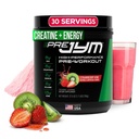 JYM Supplement Science Pre JYM Strawberry Kiwi Pre Workout Powder - BCAAs, Nootropics, Creatine HCI, Citrulline, Beta-Alanine, Betaine, Taurine, Huperzine 30 Servietten