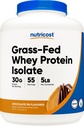 Nutricost Grass-Fed Whey Protein Isolate (Chocolate Peanut Butter, 5LBS) - Non-GMO, Glutenfrei