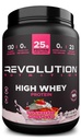 Revolution Nutrition, High Whey, Protein Powder 2LB, Whey Isolate, Glutenfrei, Lean Muskelmasse für Männer & Frauen, 25g Protein Per Scoop, 908 g, 24 Portionen (Strawberry Shortcake, 2 Pound)