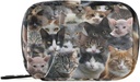 Zucht Katzen Pille Box 7 Tage Pille Fall Reisen Pille Organizer Tasche mit Reißverschluss Pille Halter Portable Weekly Case Compact Größe für Vitamin Supplement