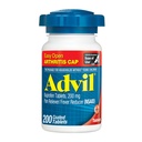 Advil Pain Reliever und Fever Reducer, Schmerzrelief Medizin mit Ibuprofen 200mg für Gelenkschmerzen, Muskel Ache und Minor Arthritis Schmerzrelief - 200 Beschichtete Tabletten mit Easy Open Arthritis Cap