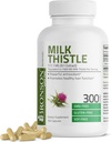 Bronson Milk Thistle 1000 MG Silybum Marianum Antioxidant & Liver Health Support - Non-GMO, 300 Kapseln