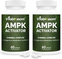 AMPK Activator Supplement, 5 in 1 Jiaogulan Gynostemma AMPK Metabolic Activator 120 Vegetarische Kapseln (120 Count(Pack von 2))