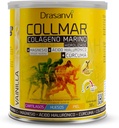 Drasanvi COLLMAR hydrolysiertes Kollagen mit Magnesium und Turmeric 300g Pulver Vanille Flavor - für Muskelwachstum und eine Glutenfrei