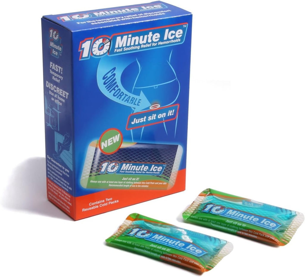Hämorrhoidenbehandlung für schnelles Relief. Enthält zwei geformte Eispakete zu Konzentrat Relief (2 Pack)