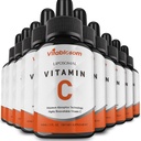 Liposomale Vitamin C 2000mg Flüssigkeit für Erwachsene, hohe Absorption VIT C, Maximieren Vitamin C, gut für Immunsystem & Antioxidans, 60ML (10 Flaschen)