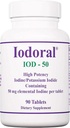 Optimox Iodoral 50 mg Supplement - Kalium-Iodid Tabletten, Hochpotenz-Iodin-Ergänzungen, Schilddrüsen-Unterstützung, Vitamine & Mineralien - 90 Zähler