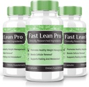 rize labs - Fast Lean Pro Nahrungsergänzungsmittel, Advanced Formula Capsules for Extra Strength, Non GMO, Promotes Healthy Weight Management (180 Kapseln) (Official Pack of 3)