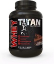 Titan Whey Protein Pulver - Premium, schnell-absorbierend Whey mit 23g Protein, BCAAs, & Verdauungsenzyme pro Servieren - Unterstützt Lean Muskelmasse & Optimale Verdauung - 5 Pfund, Devils Food Cake