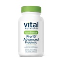 Hyperbiotics Vital Nährstoffe Pro-15 Fortgeschrittene Probiotika für Frauen und Männer | 15 Strains + Kiwifruit | Klinisch studierte tägliche Probiotika für Verdauungsmedizin, Gas, & Bloating | 60 Vegan Tabletten