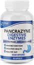 Arymar Pancrazyne Probiotics, Verdauungsenzyme mit Amylase, Protease, Lipase & Lactobacillus, Gut Health & Digestive Support Supplement, 60 Kapseln
