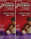 Kinder Tylenol Traubengeschmack Alter 2-11 - 2 Packungen von 4.0 FL OZ