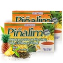GN + VIDA Pinalim Tea | Detox Tea | Ananasbasierter Tee mit rotem Tee, grünem Tee, weißem Tee und Senna Blatt | Thermogenic Effect | Twin Pack (2 x 30 Teebeutel)