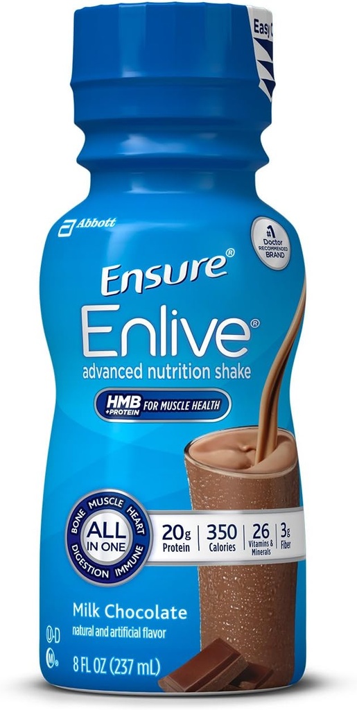 Stellen Sie sicher, dass Fortgeschrittene Ernährung Shake mit 20 Gramm Protein, Meal Replacement Shakes, Milk Chocolate, 8 fl oz, 16 count