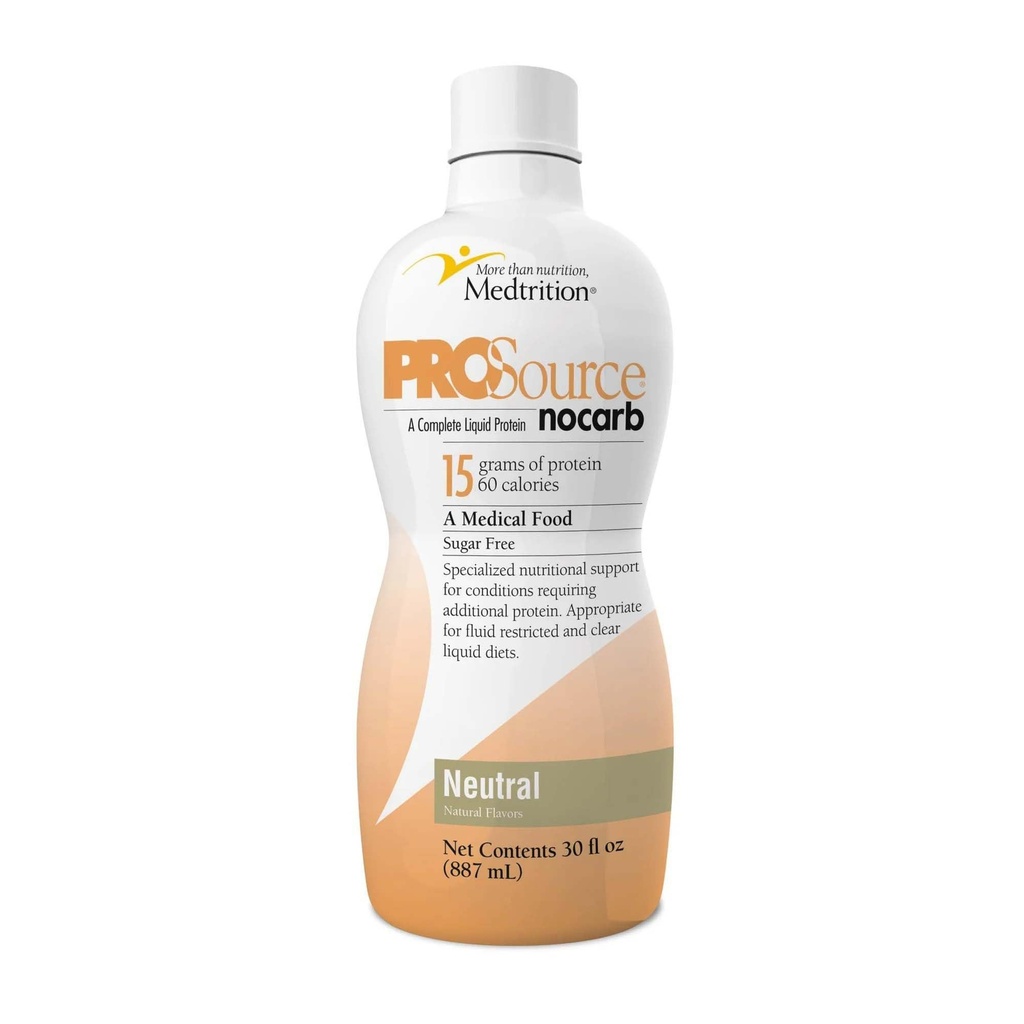 ProSource NoCarb Liquid Protein, Neutral Flavor, 30 Unze Flasche - 1/Each