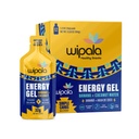 Wipala Energy Gel, Banana Coconut, 12 Pack - Koffeinfrei, Certified Vegan, Non GMO - Clean Energy for Endurance Übung, Laufen & Performance