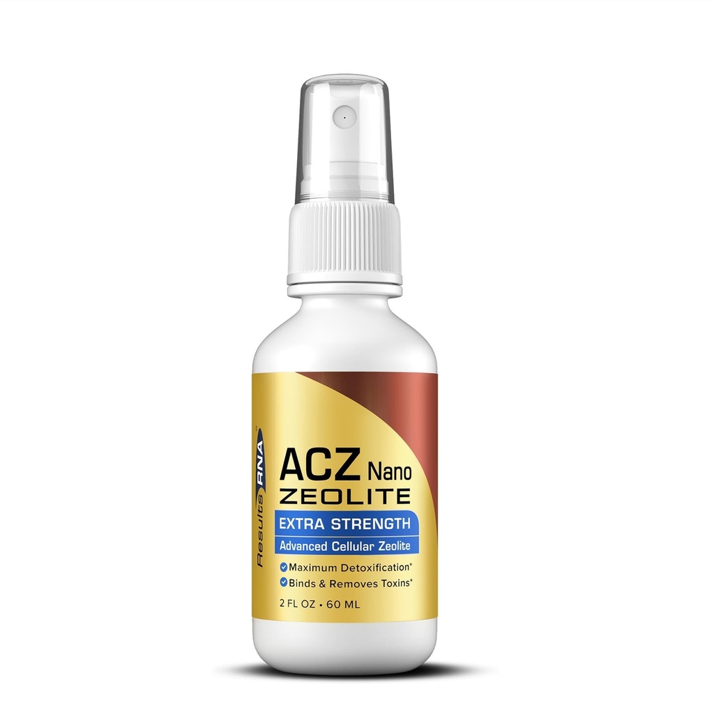 Results RNA ACZ Nano Advanced Cellular Zeolite Extra Strength | Great for Total Body Detoxification and Immune System Health (2 Ounce)