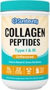 Collagen Peptide Powder, Typ I & III, Grass-Fed Bovine Source, Unflavored, löst leicht, Haut, Haar, Nagel & Muskelpflege, Paleo & Keto Friendly, 8oz