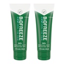 Biofreeze Menthol Pain Relieving Gel 4 FL OZ Tube (Pack von 2) Für Schmerzlinderung verbunden mit Sore Muskeln, Arthritis, einfache Rückenschmerzen, und Gelenkschmerzen (Packaging Mai Vary)