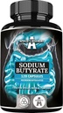 Natrium Butyrate High Dose 570 mg (30% Butyric Acid), 120 Vegan Kapseln, 4 Monate Versorgung, Natriumergänzung zur Unterstützung Darmbarriere Regeneration und Überal Gut Gesundheit - von Apollos Hegemonie