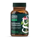 Gaia Herbs Echinacea Goldenseal - Immununterstützungs-Ergänzung zum Erhalt eines gesunden Atmungssystems - mit Bio-Echinacea und Goldenseal Wurzel - 60 Vegan Liquid Phyto-Capsules (10-Day Supply)