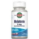 KAL Melatonin 3mg Sustained Release Schlafhilfe, Melatonin Ergänzung unterstützt gesunde Entspannung, ein ruhiges Gefühl und ein richtiger Schlafzyklus, w/Added Vitamin B6, Vegan, Gluten Free 60 Serv, 60 Tabletten