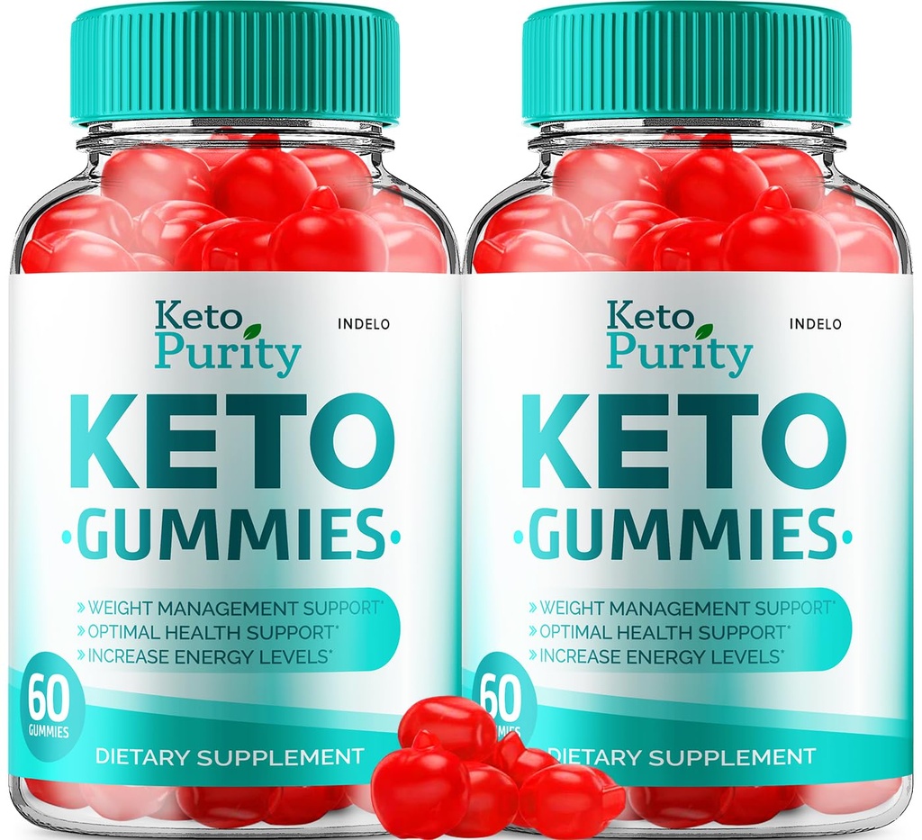 (2 Pack) Keto Reinheit ACV Gummies Advanced Loss - Reinheit Keto Plus ACV Gummis Apple Cider Essig KetoPurity ACV Weight Management Gummies, Keto Reinheit Bewertungen Vitamin B12 Keto+ACV (120 Gummi)