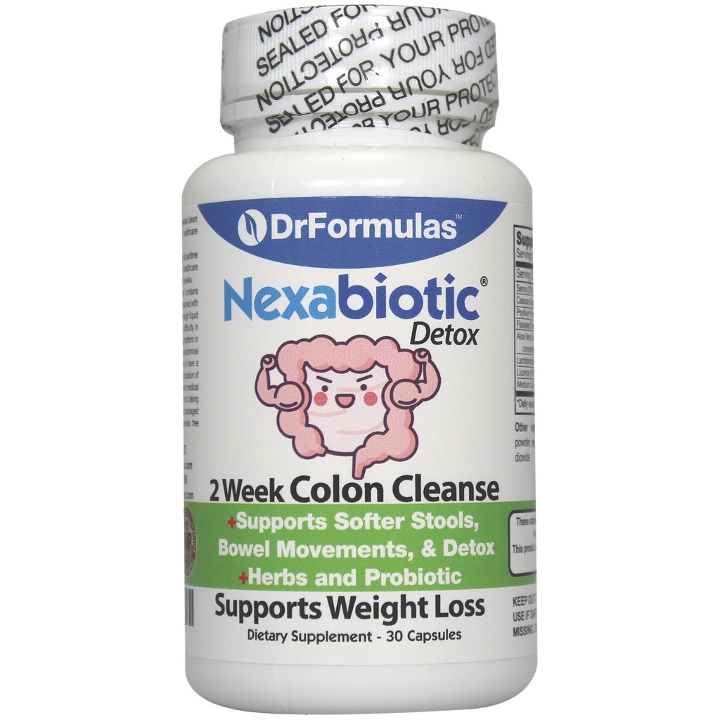DrFormulas Probiotics für Frauen Weight Loss | Männer & Frauen Colon Cleanse Detox | Nexabiotic 2 Week Fast & Quick Pills, Nahrungsergänzungsmittel (nicht Tee)