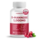 D-Mannose mit Cranberry, Uva Ursi, Hibiscus, Ginger, Black Pepper - Unterstützt Urinary Tract Health, Bladder Cleanse - Hergestellt und getestet in den USA