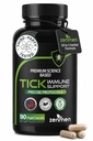 Zenmen Tick Immun Support Supplement - Verbesserte Formel - Japanische Knotweed, Cat's Claw, Chinesische Totenkopfkappe, Cryptolepis Sanguinolenta, Sweet Wormwood - 90 Vegan Kapseln, Made in USA