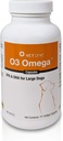 VetOne O3 Omega Soft Gel für große Hunde - Essential Fatty Acid Support - Haut- & Coat Supplement - 250 Kapseln