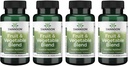 Swanson Fruit & Vegetable Blend - Natürliche Mischung aus über 25 Obst und Gemüse liefern essentielle Nährstoffe - Leistungsstarke grüne Lebensmittel Veggie Supplement - (60 Veggie Kapseln) 4 Pack
