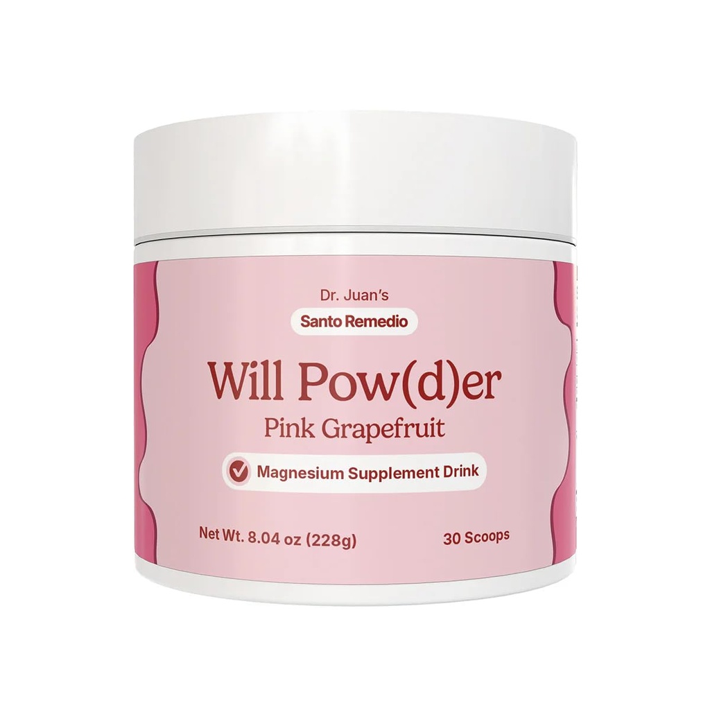 Will Pulver Nahrungsergänzung Pulver pulverisierte botanische Getränk Magnesium Kalium und Kräutermischung Rosa Grapefruit Aroma Stress unterstützen Muskelentspannung Keine hinzugefügt Zucker Vegetarische 30 Servierungen
