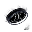 Lashify verstärken 10mm Gossamer DIY Wimpern Extensions Refill, Schwarz, Einfache Falsche Wimpern für einen natürlichen Look