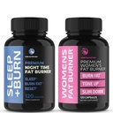 Nobi Nutrition Day and Night Time Fat Burner Bundle für Frauen | 24/7 Weight Loss with Thermogenic Raspberry Ketone | Appetite Suppressant, Metabolism Booster und Belly Fat Reducer | 120 Count Jeder