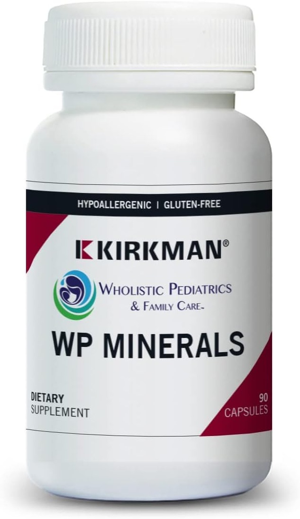 Kirkman WP Minerals || 90 Vegetarische Kapseln || Eine umfassende Mineralergänzung für diejenigen, die nicht genug Nährstoffe aus ihrer Ernährung bekommen.